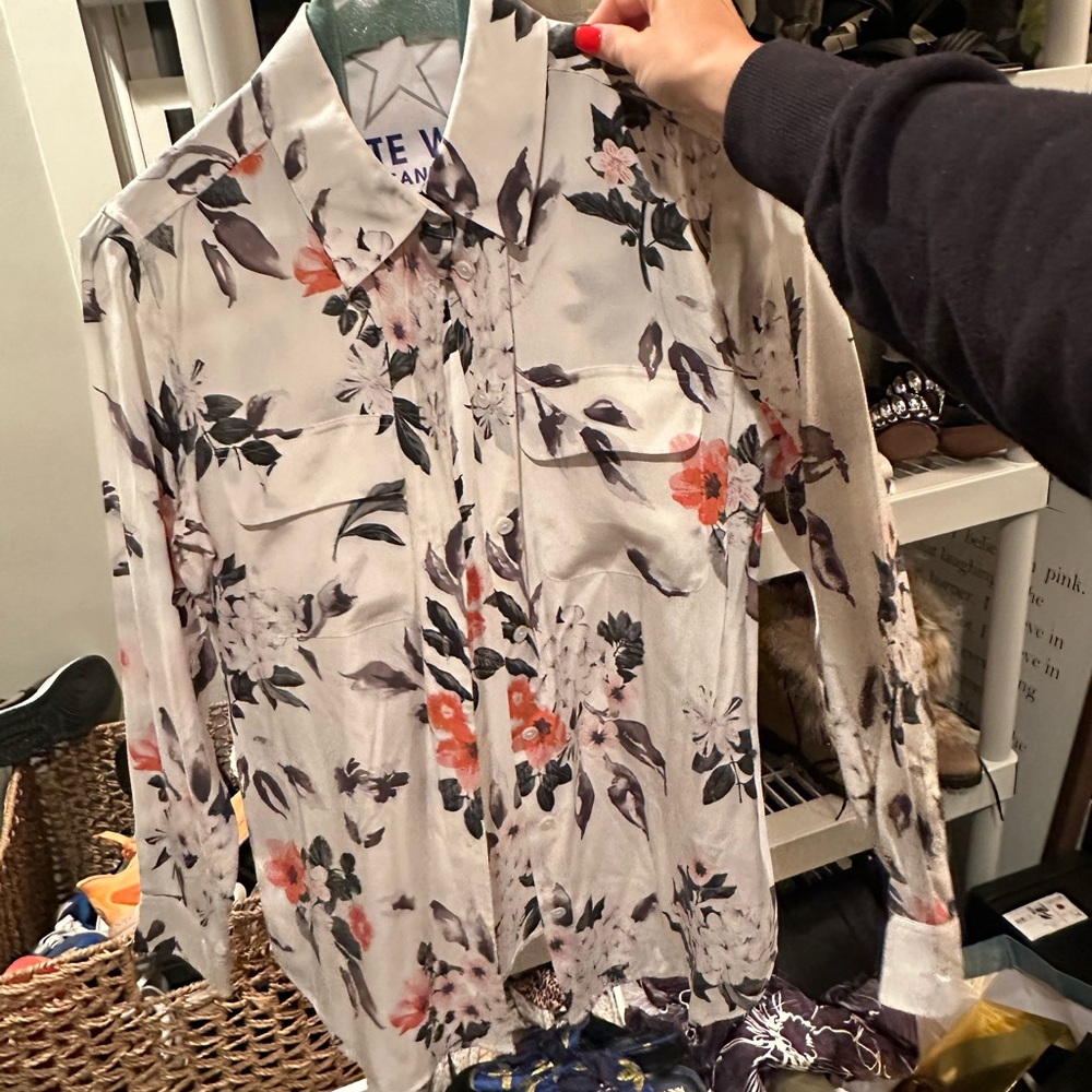Equipment Floral Blouse